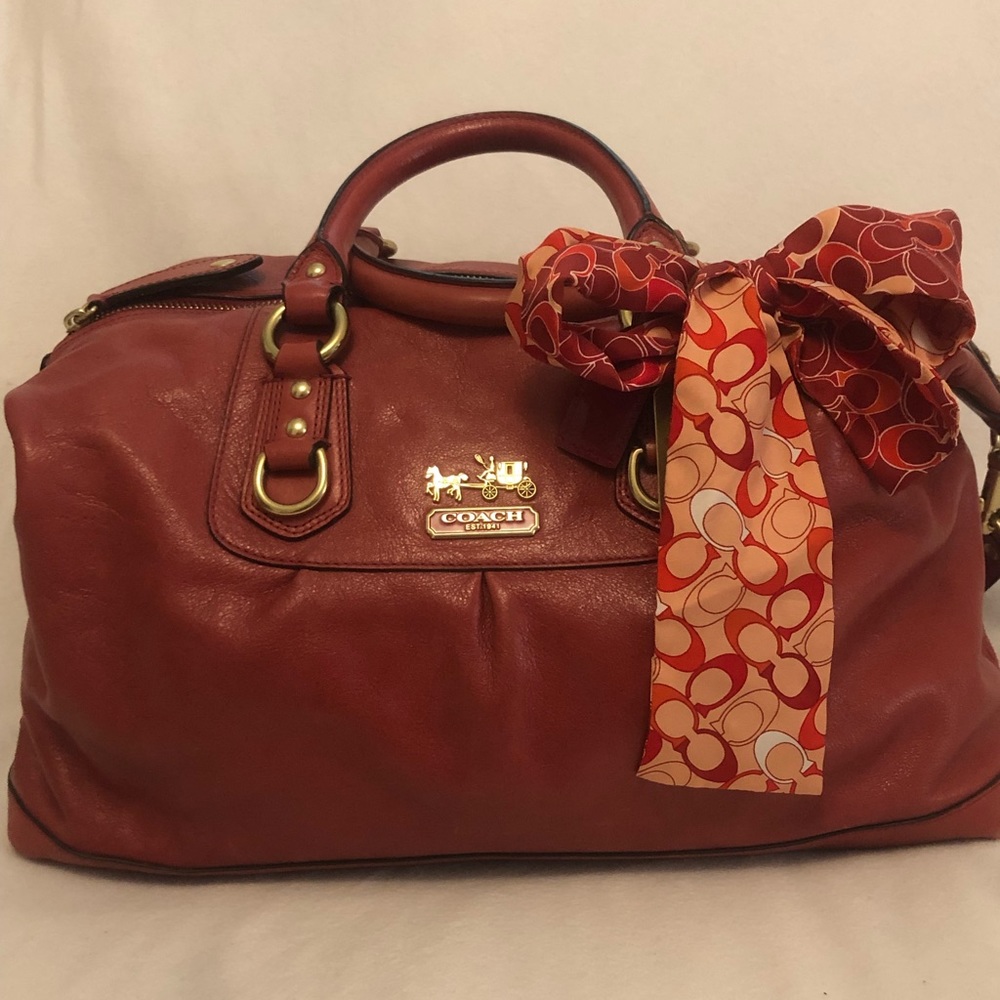 Coach Red Raspberry Purse